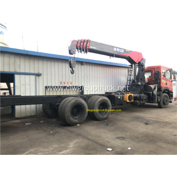 Dongfeng 6x4 heavy duty truck mounted crane